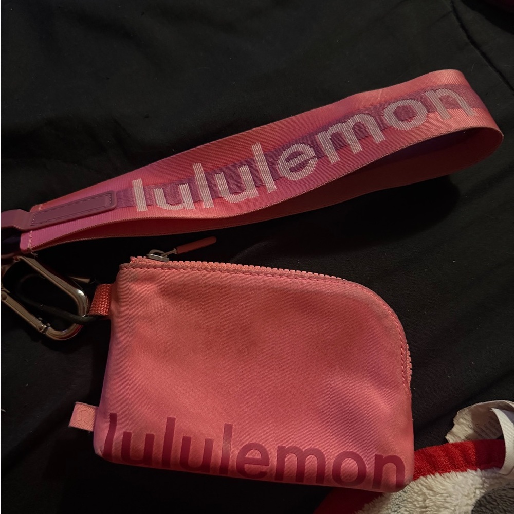 lululemon athletica Vibrant Pink Wristlet